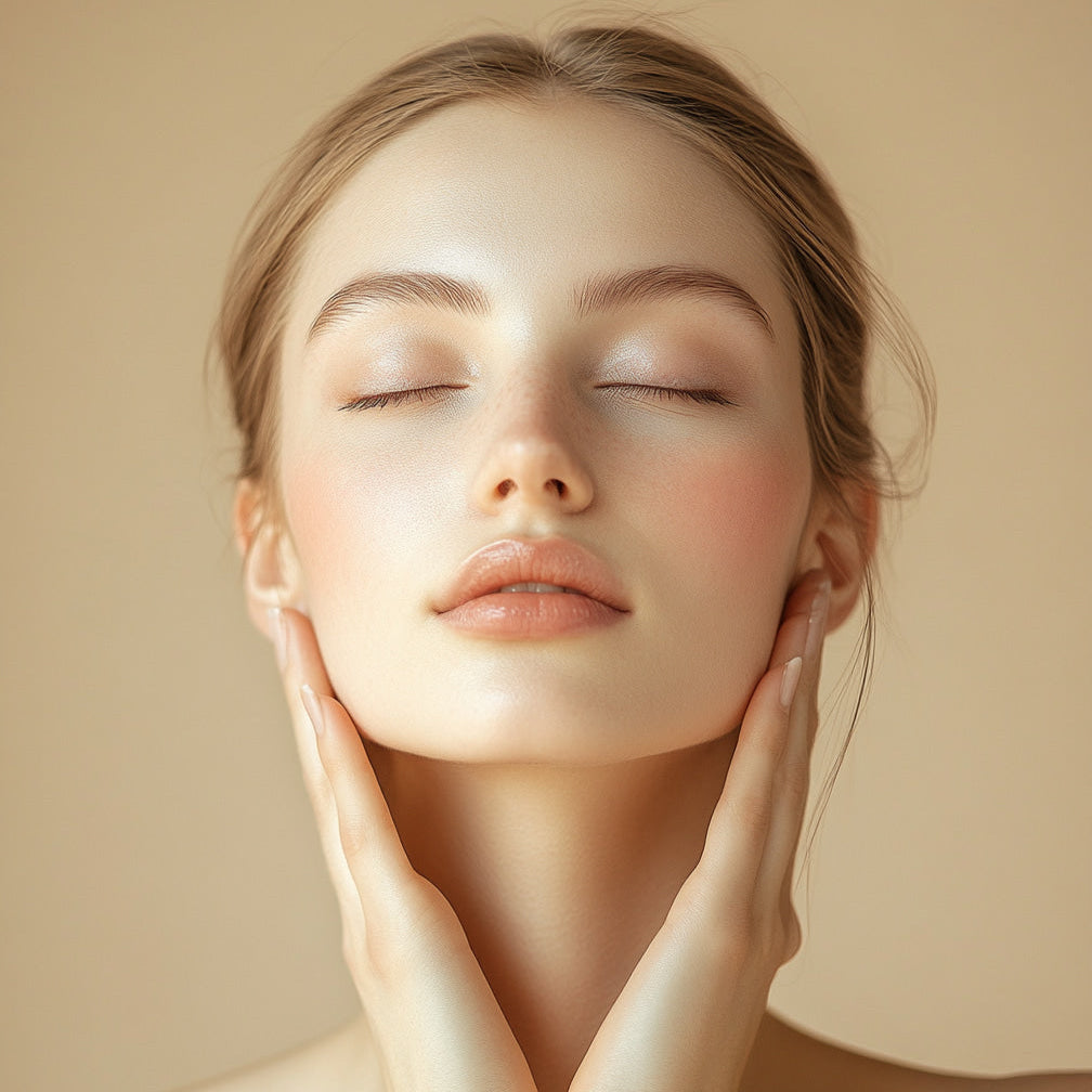 Femme avec une belle peau