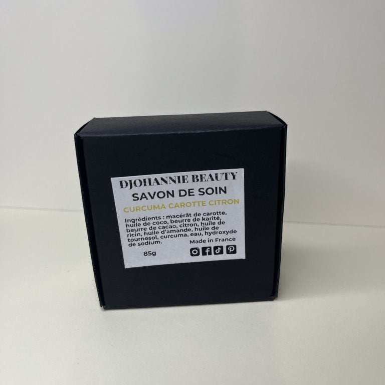 Savon de soin carotte, curcuma et citron