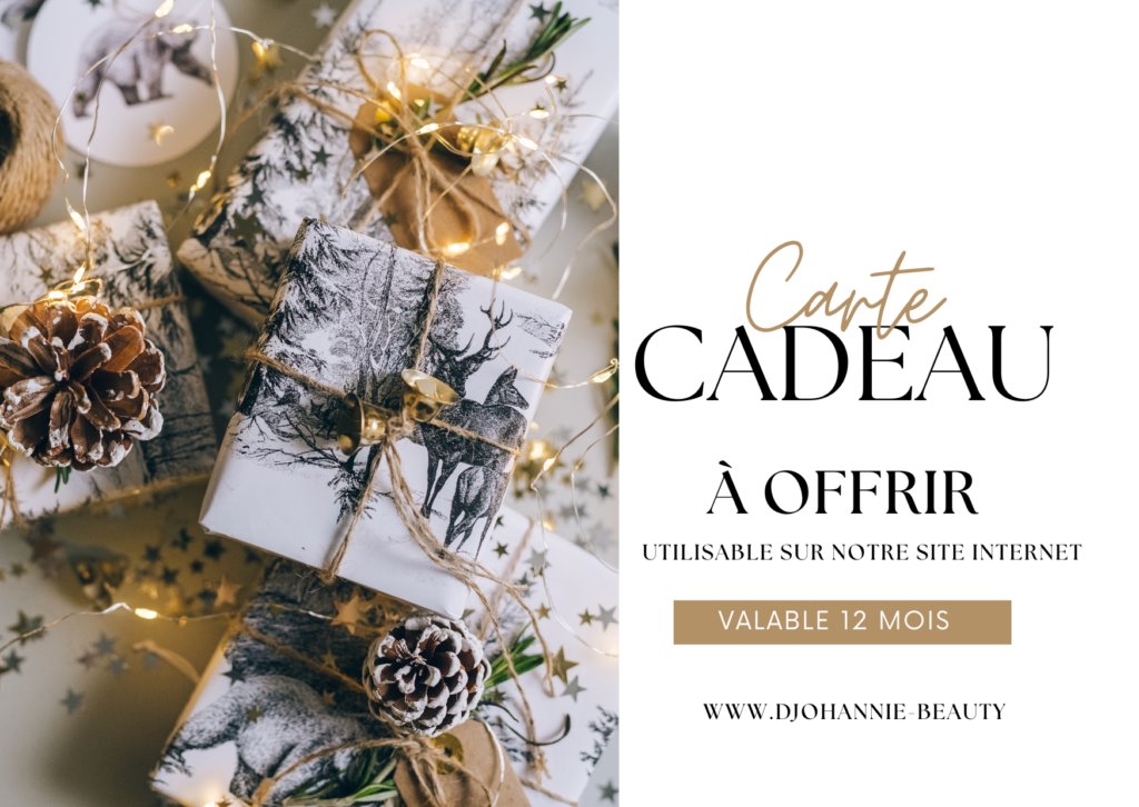 carte cadeau de djohannie beauty