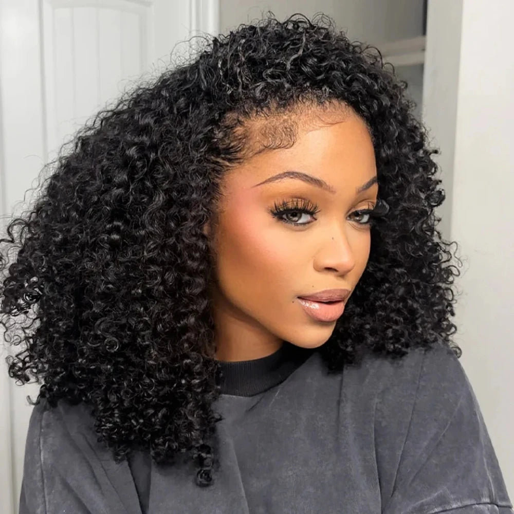 Demi-perruque naturelle bouclé exemple - Djohannie Beauty
