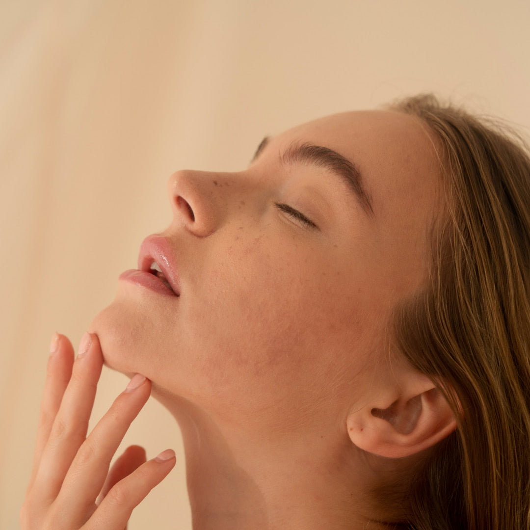 Femme avec une belle peau