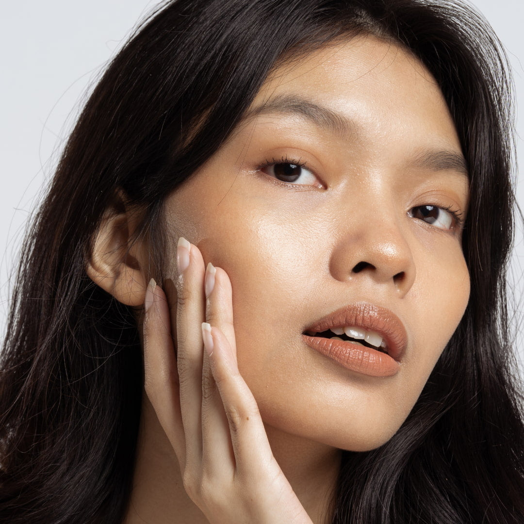 Femme qui a une belle peau