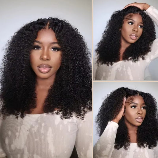Perruque Naturelle Boucle en V - Djohannie Beauty