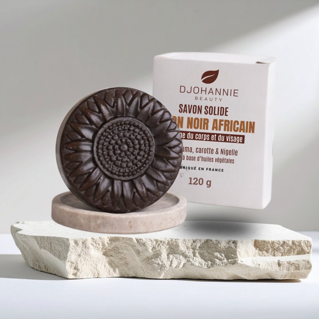 Savon Noir d'Afrique au curcuma