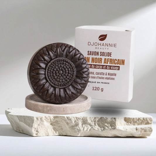 Savon Noir d'Afrique au curcuma